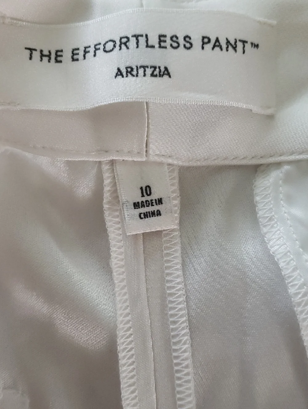 NWT Aritzia The Effortless Pant Satin- 10 - Picture 8 of 9